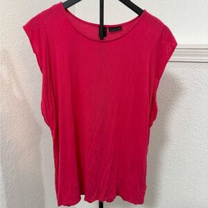Women's Pink Sleeveless Top